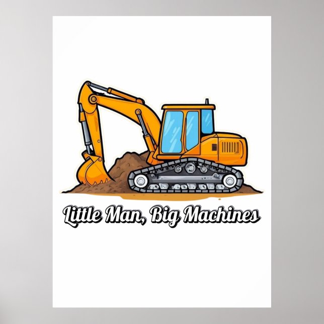 Construction Wall Art - Boy (Front)