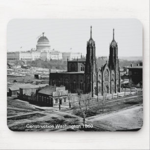 Construction Washington  Mousepad