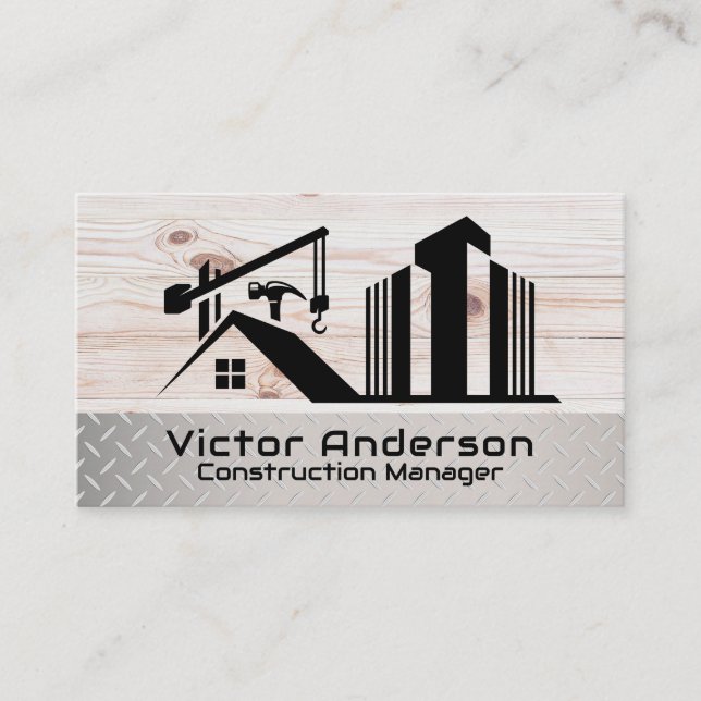 Construction Winch | Commercial Properties Business Card (Front)