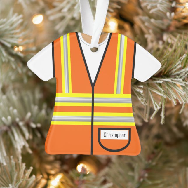 Construction Worker Architect Profession Ornament (Tree)