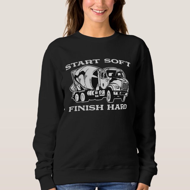 Construction Worker Concrete Finisher Sweatshirt (Front)