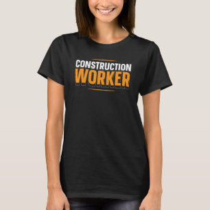 Construction Worker Job Profession Career Concrete T-Shirt