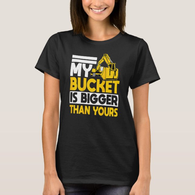 Construction Worker  On Back Of Clothing 1 T-Shirt (Front)