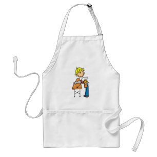 Construction Worker Sawing Lumber Gifts Standard Apron