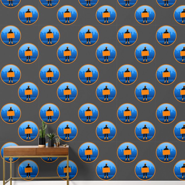 Construction Worker Wallpaper (Hallway)