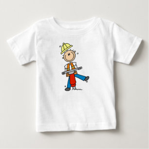 Construction Worker With Jack Hammer Gifts Baby T-Shirt