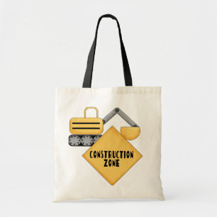 Construction Zone Tshirts and Gifts Tote Bag