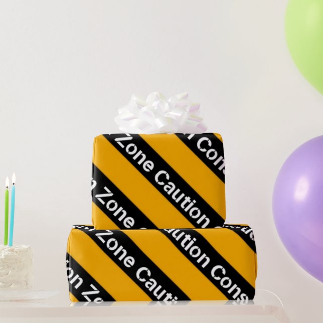 Construction Zone Wrapping Paper (Party Gifts)
