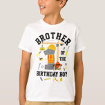 Constructor Brother of the First birthday boy T-Shirt<br><div class="desc">Celebrate baby's first birthday with this special t-shirt,  special and personalised design</div>