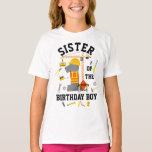 Constructor Sister of the First birthday boy T-Shirt<br><div class="desc">Celebrate baby's first birthday with this special t-shirt,  special and personalised design</div>