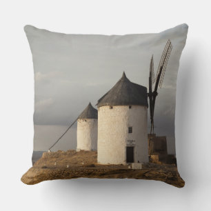 Consuegra, antique La Mancha windmills 3 Cushion