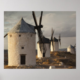 Consuegra, antique La Mancha windmills 6 Poster