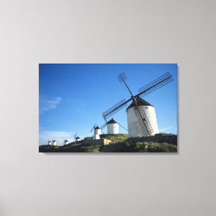 Consuegra, La Mancha, Spain, windmills 2 Canvas Print