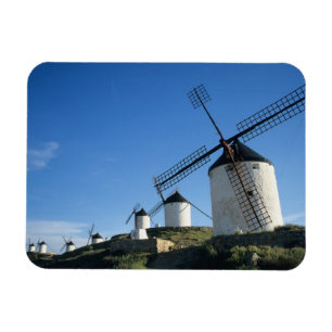 Consuegra, La Mancha, Spain, windmills 2 Magnet