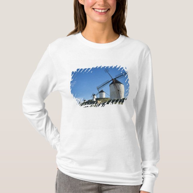Consuegra, La Mancha, Spain, windmills 2 T-Shirt (Front)