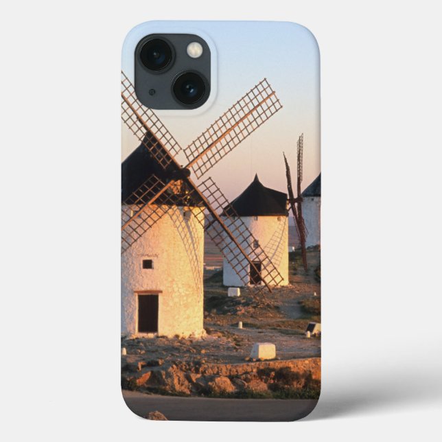Consuegra, La Mancha, Spain, windmills Case-Mate iPhone Case (Back)