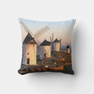 Consuegra, La Mancha, Spain, windmills Cushion