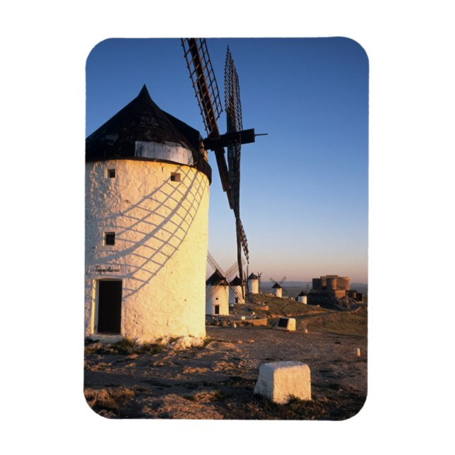 Consuegra, La Mancha, Spain, windmills Magnet (Vertical)