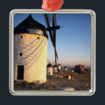 Consuegra, La Mancha, Spain, windmills Metal Tree Decoration<br><div class="desc">COPYRIGHT David Barnes / DanitaDelimont.com | EU27 DBN0198.jpg | Consuegra,  La Mancha,  Spain,  windmills</div>