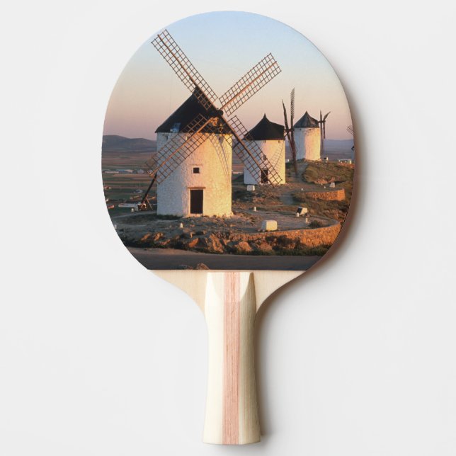 Consuegra, La Mancha, Spain, windmills Ping Pong Paddle (Front)