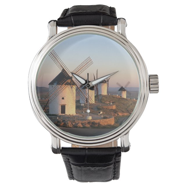 Consuegra, La Mancha, Spain, windmills Watch (Front)