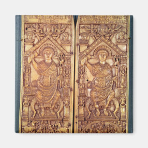 Consular diptych Anastasius carved Magnet