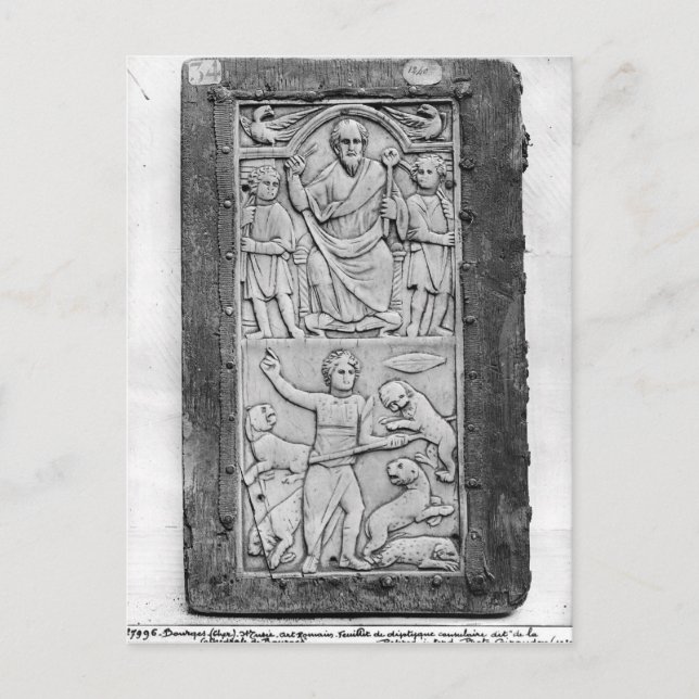Consular diptych of Aetius, left hand panel Postcard (Front)