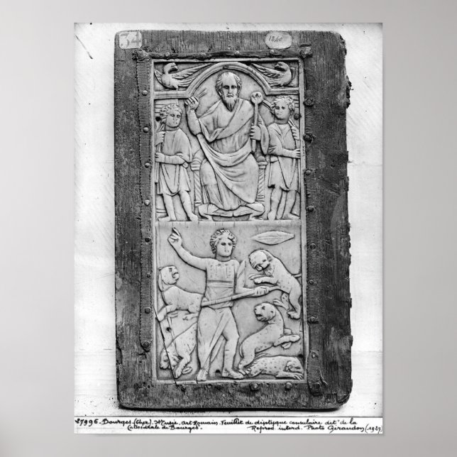 Consular diptych of Aetius, left hand panel Poster (Front)