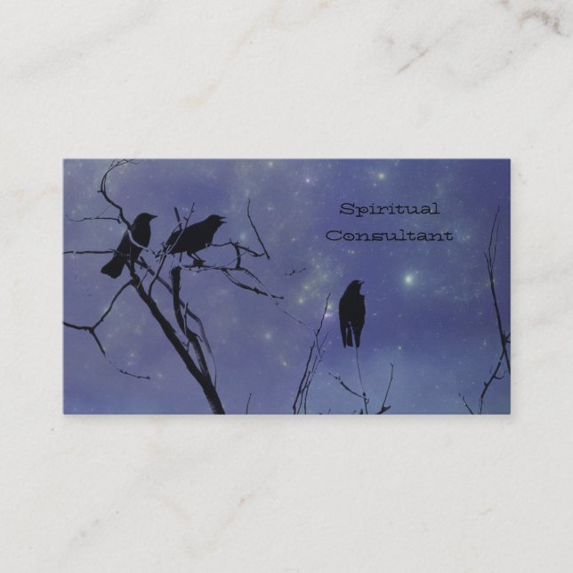 Consult A Spiritualist Business Card (Front)