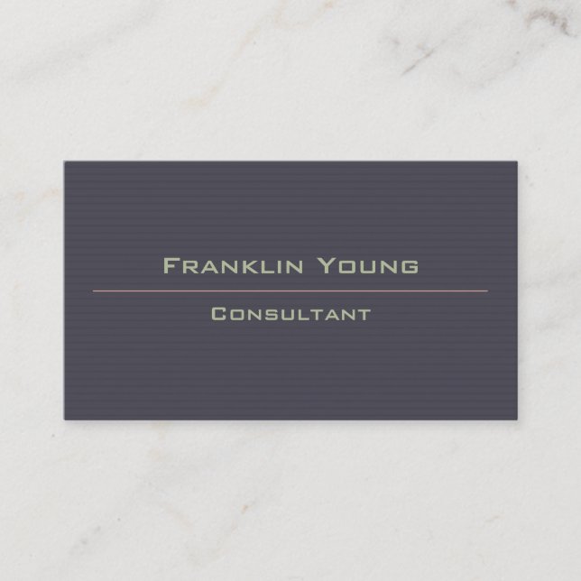 Consultant Business Card (Front)