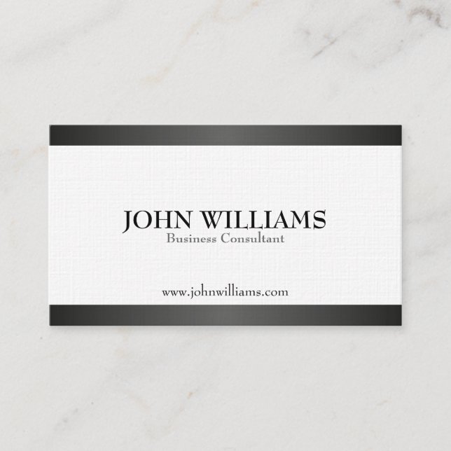 Consultant - Business Cards (Front)