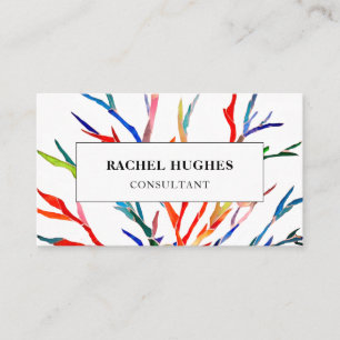 Consultant Colorful Business Card