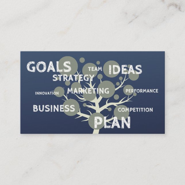 Consultant Goals Business Card (Front)