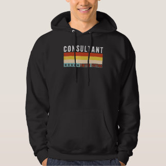 Consultant Job Title Profession Worker Appreciatio Hoodie