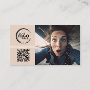 Consultant - Logo, Photo, QR Code Business Card