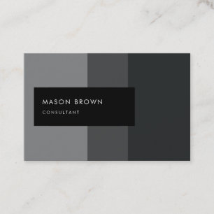 Consultant Profi Modern Grey Gradient Pattern Business Card
