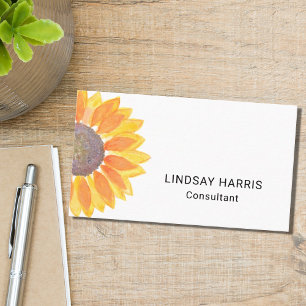 Consultant Sunflower Business Card