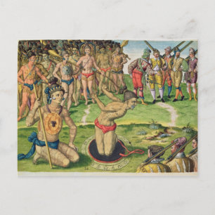 Consulting a Sorcerer, from 'Brevis Narratio' Postcard