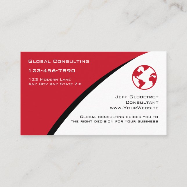 Consulting Business Cards (Front)