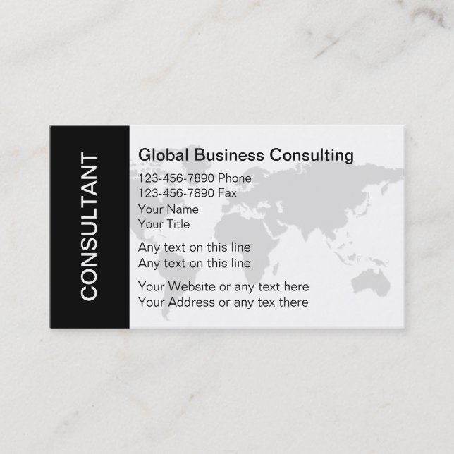 Consulting Business Cards (Front)