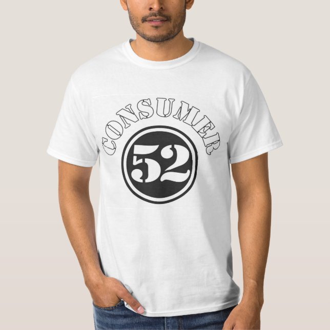 Consumer 52 Life Expectancy T-Shirt (Front)