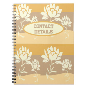Contact Details Notebook