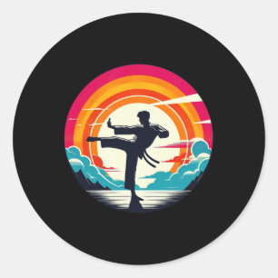 Contact Sport Taekkyon1 Classic Round Sticker