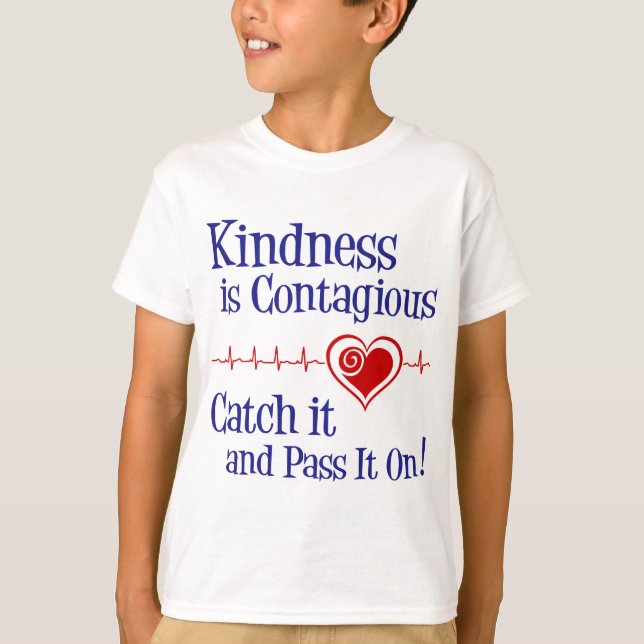 Contagious, navy blue T-Shirt (Front)