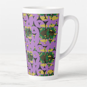 Contained Sky Flame Pinwheels Latte Mug