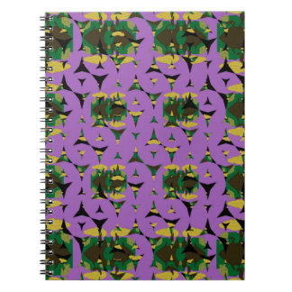 Contained Sky Flame Pinwheels Notebook