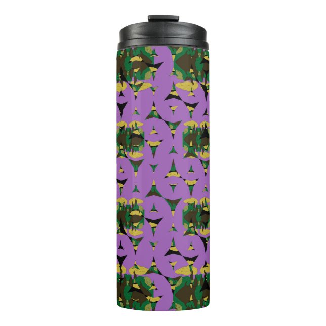 Contained Sky Flame Pinwheels Thermal Tumbler (Front)