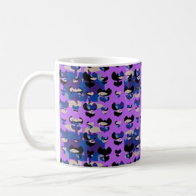 Contained Sky Flame Tulip Coffee Mug (Left)