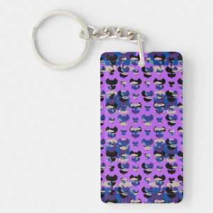 Contained Sky Flame Tulip Key Ring