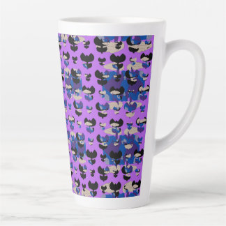 Contained Sky Flame Tulip Latte Mug